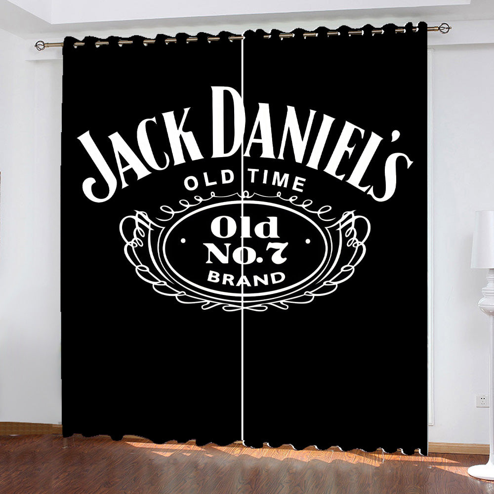 Jack Daniels Window Curtains