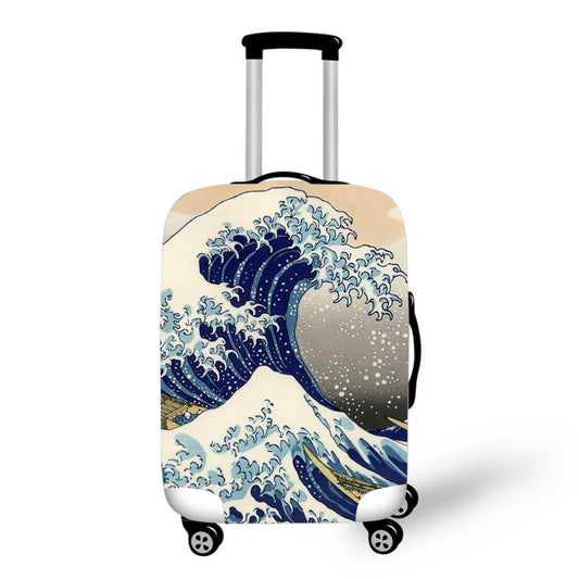 Classical Japanese Wave Luggage / Suitcase Covers