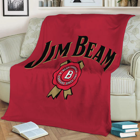 Jim Beam Fleece Throw Blanket