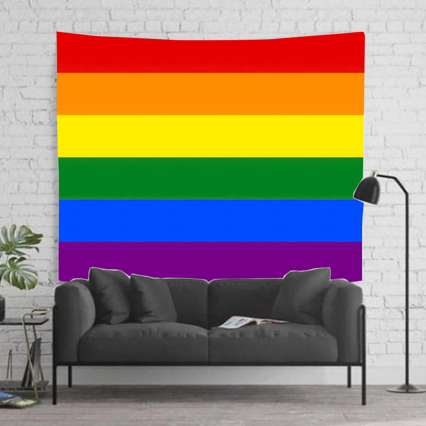 LBGTQ Rainbow Tapestry