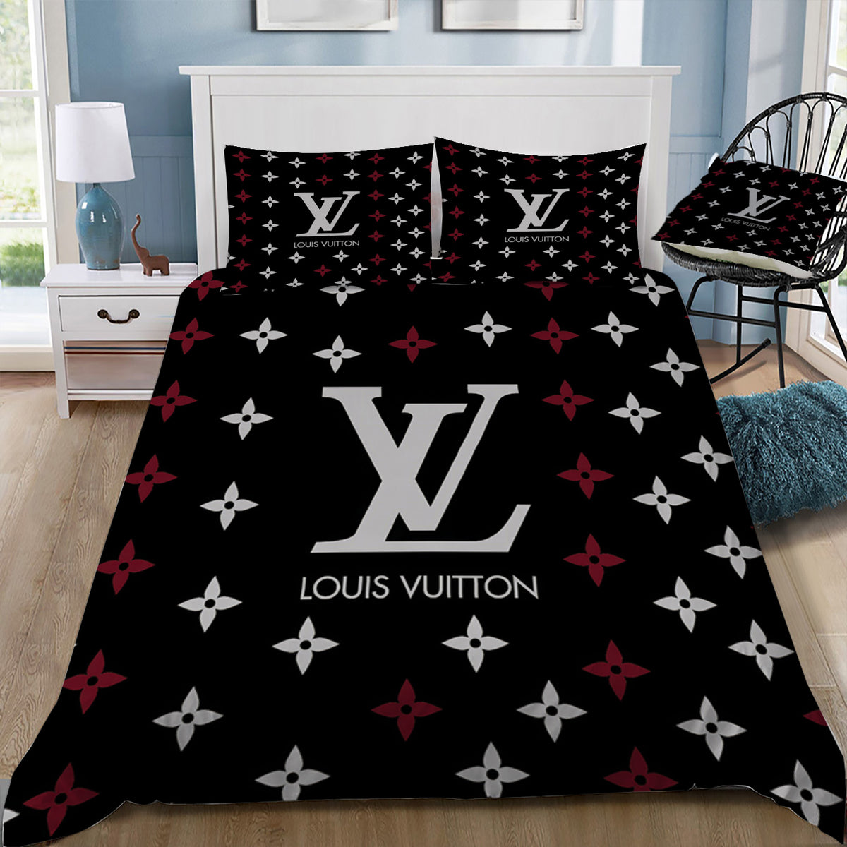 Louis Vuitton 3 Doona / Duvet Cover and 2 Pillow Slips