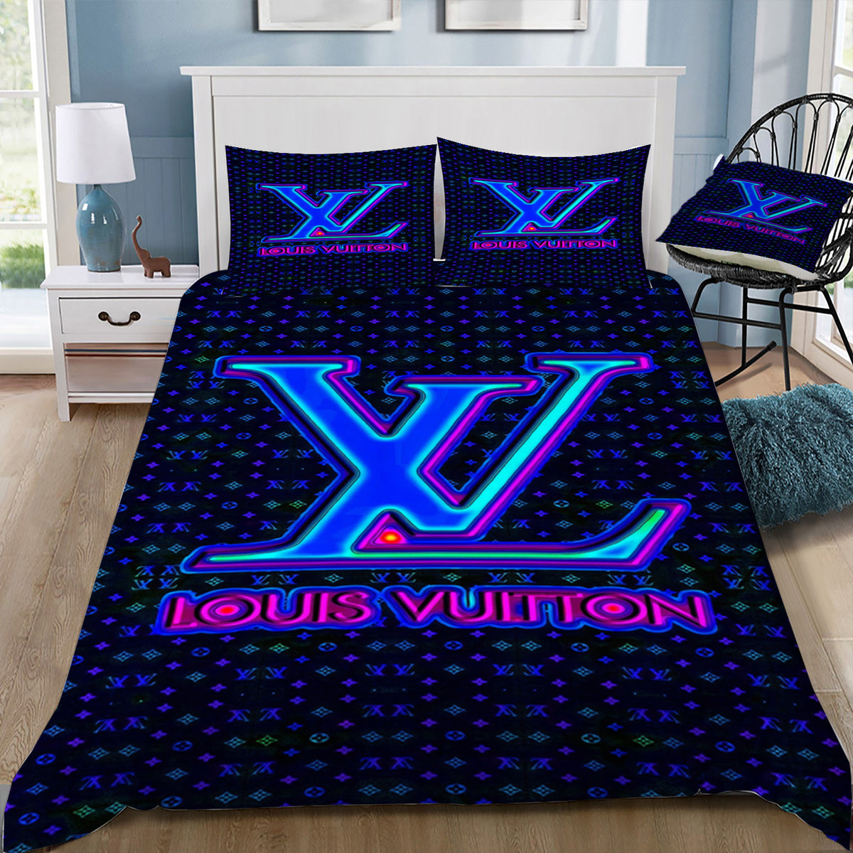 Louis Vuitton 4 Doona / Duvet Cover and 2 Pillow Slips