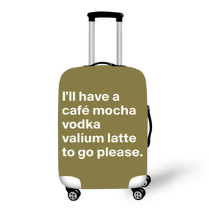 Mocha Vodka Latte` Luggage / Suitcase Covers