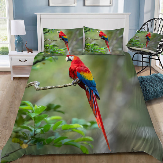 Macaw Parrot Doona / Duvet Cover and 2 Pillow Slips