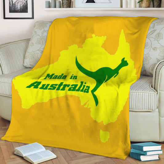 Made In Australia Fleece Throw Blanket