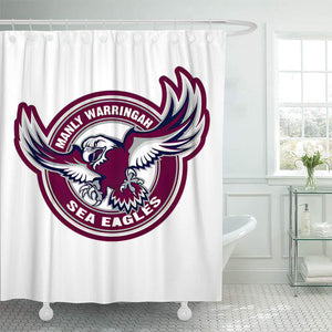 Manly Sea Eagles Shower Curtain