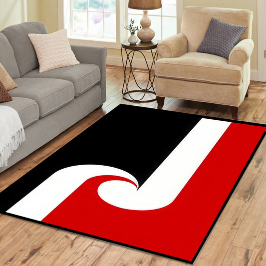 New Zealand Maori Flag Rectangle Rug