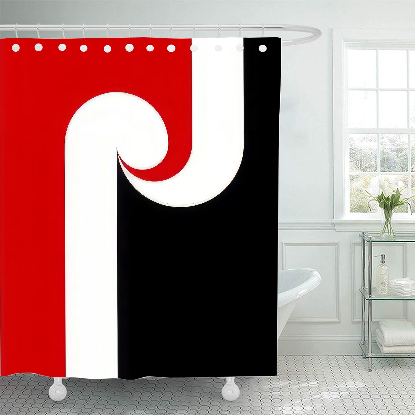 New Zealand Maori Flag Shower Curtain