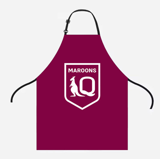 Qld Maroons State of Origin Bbq & Kitchen Apron