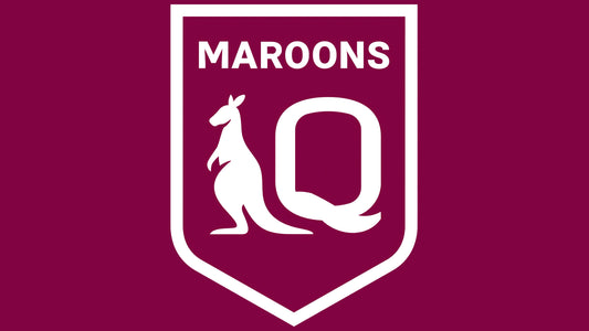 QLD Maroons State of Origin Team Colours Rugby League Flag