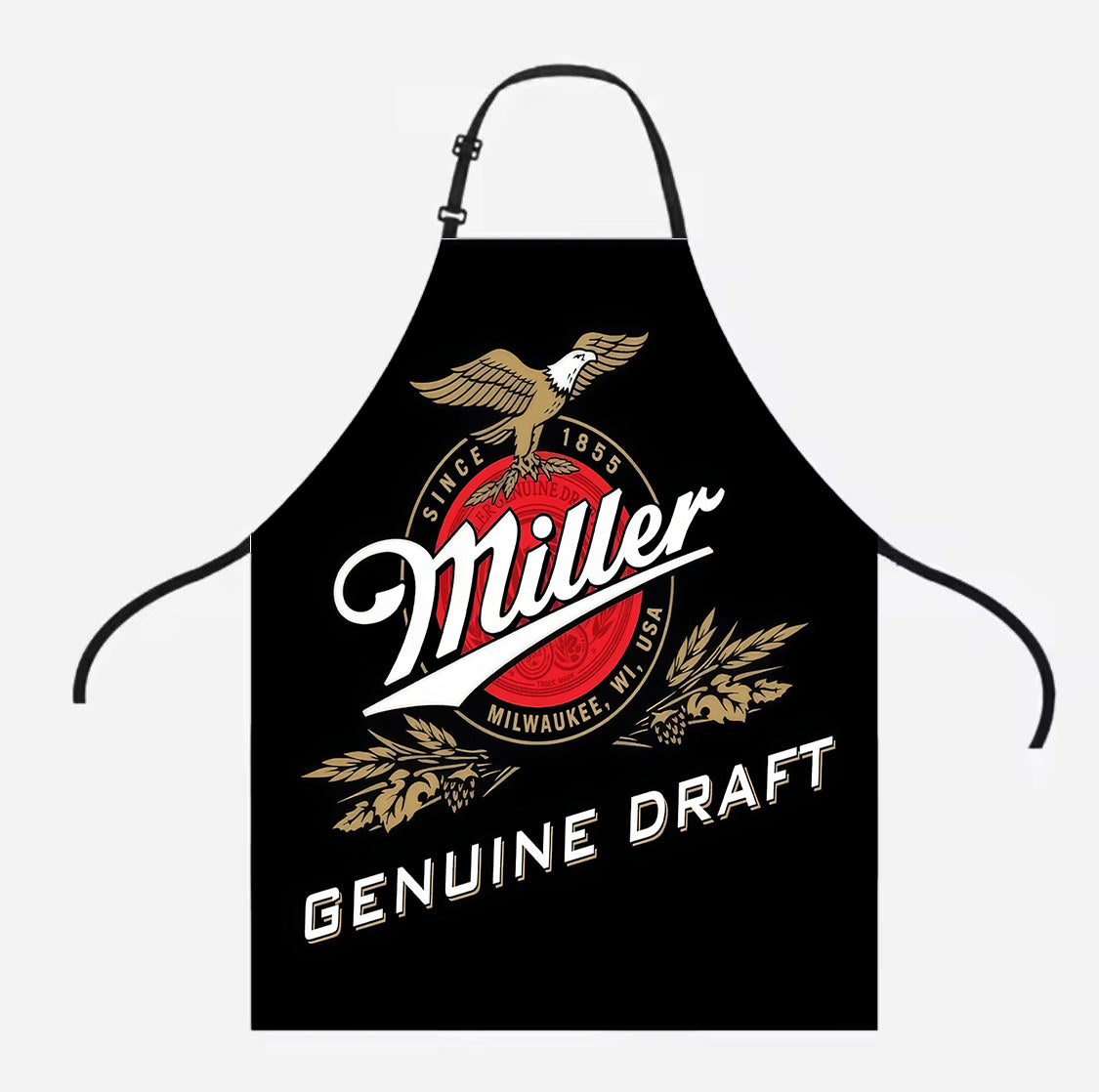 Miller Genuine Draft Beer Bbq & Kitchen Apron