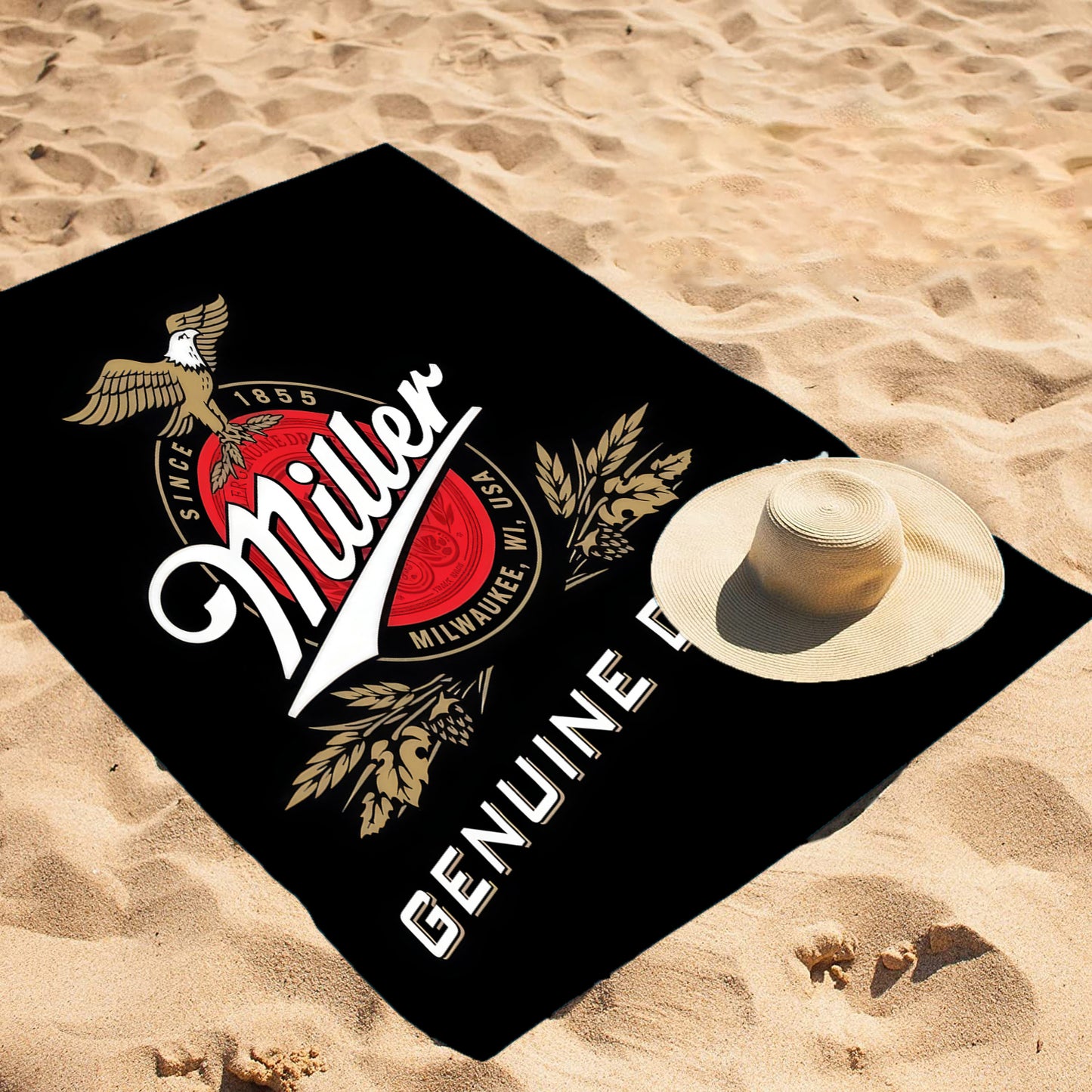Miller Genuine Draft Beer Beach / Bath Towel