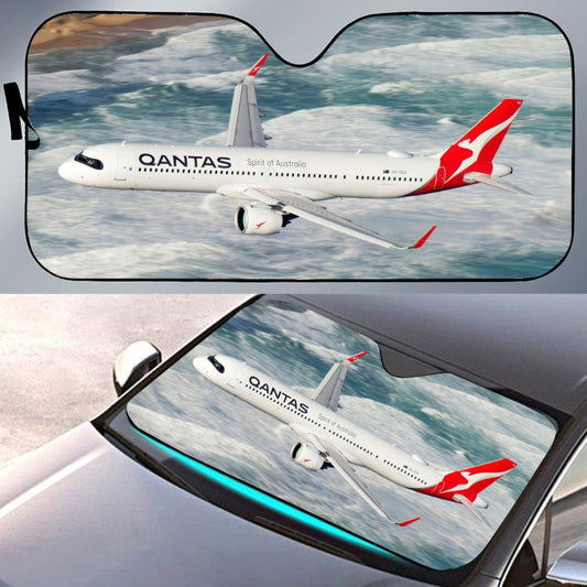 Qantas A321XLR Windscreen Sunshade For Cars & Trucks