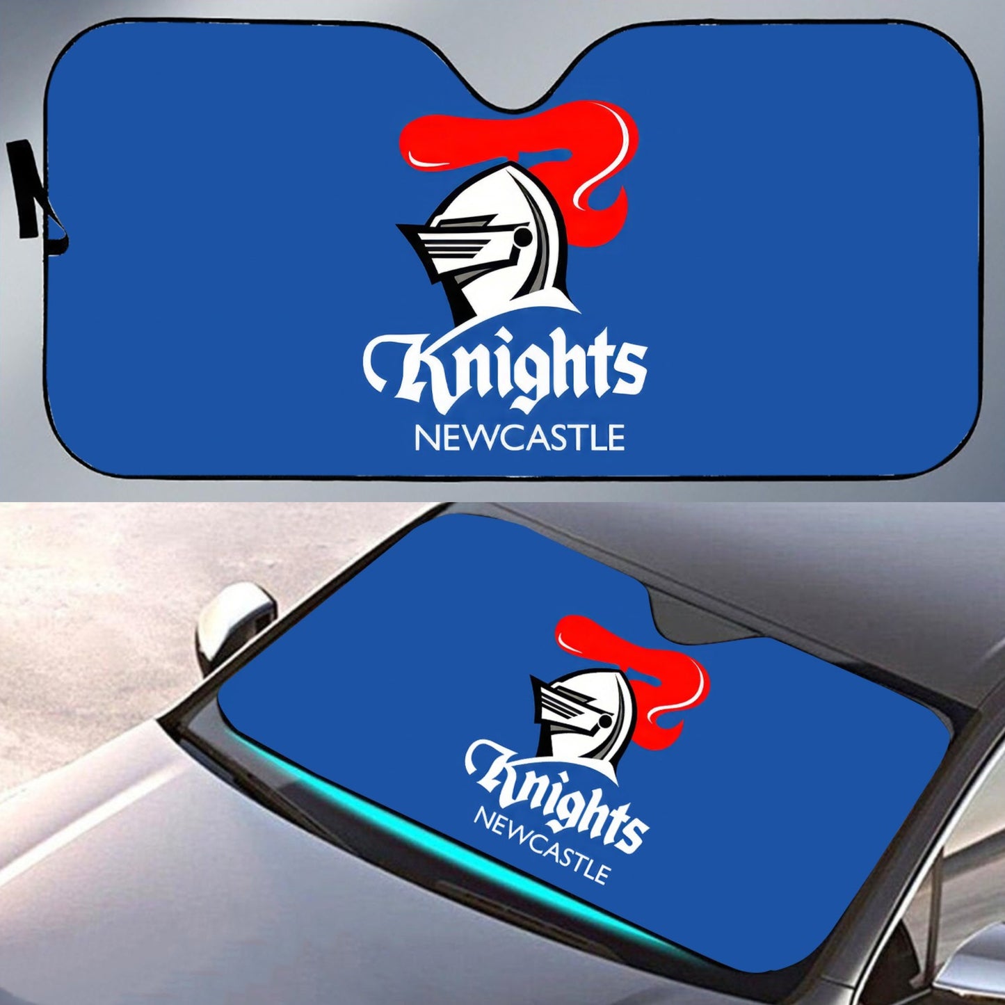 Newcastle Knights Logo Windscreen Sunshade For Cars & Trucks