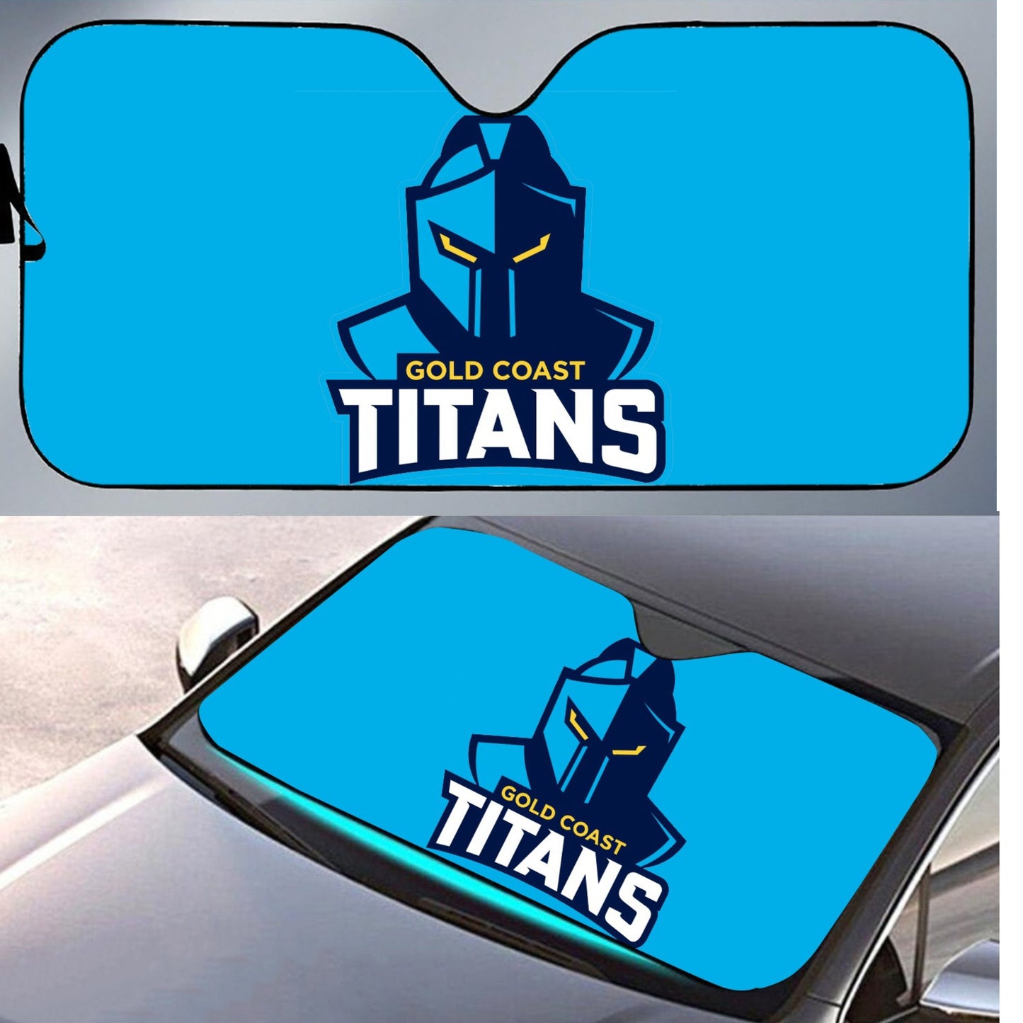 Gold Coast Titans Windscreen Sunshade For Cars & Trucks