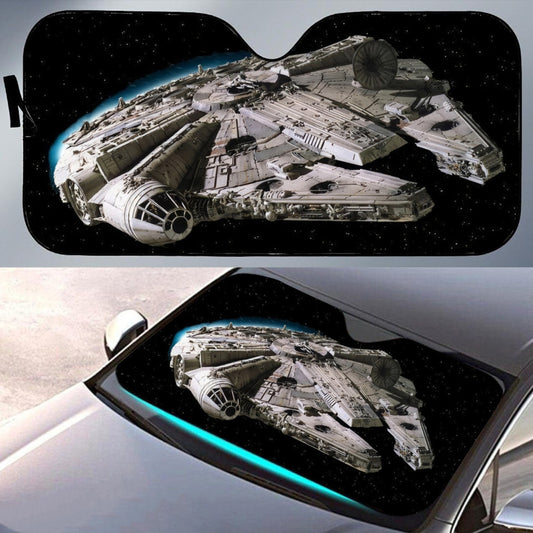 Millennium Falcon Sunshade For Cars & Trucks