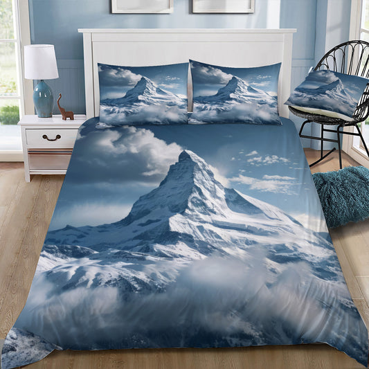 The Matterhorn Switzerland Doona / Duvet Cover and 2 Pillow Slips
