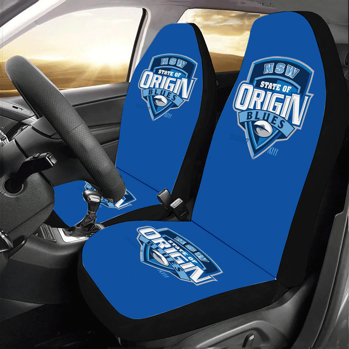 NSW Blues State of Origin NRL Car Seat Covers