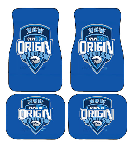 NSW Blues State of Origin NRL Car Floor Mats