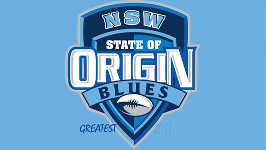 NSW Blues State of Origin Team Colours Rugby League Flag (Copy)