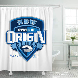 NSW State of Origin Shower Curtain