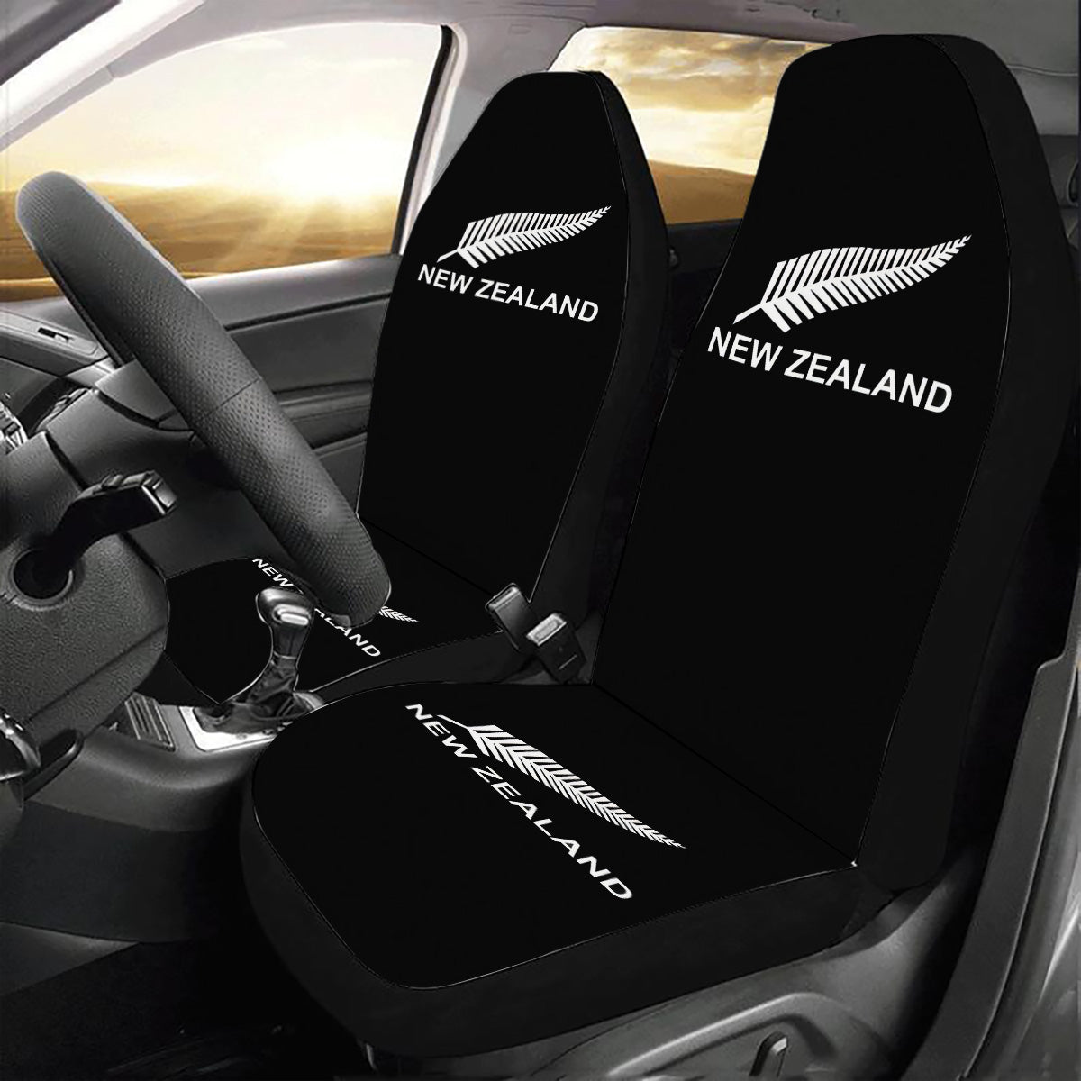 New Zealand Silver Fern Seat Covers