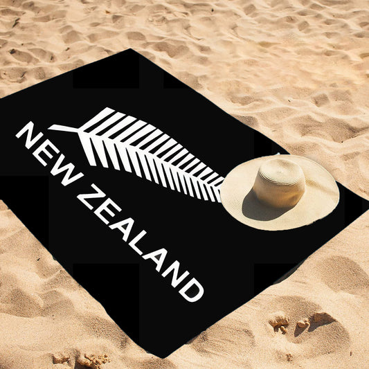 New Zealand Fern Beach / Bath Towel