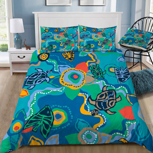 Qantas Nalanji Dreaming Doona / Duvet Cover and 2 Pillow Slips