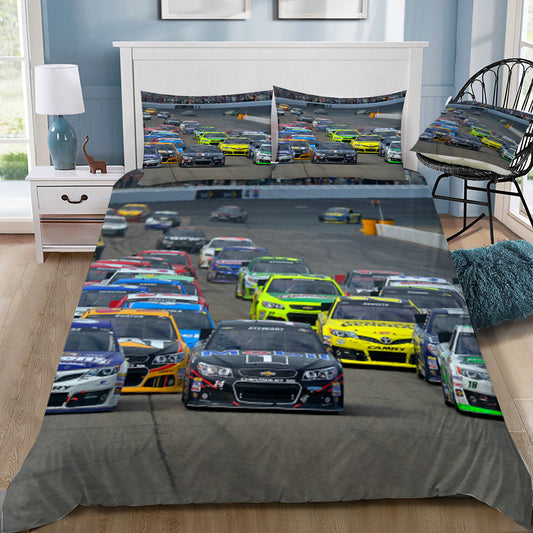 Nascar Race Doona / Duvet Cover and 2 Pillow Slips