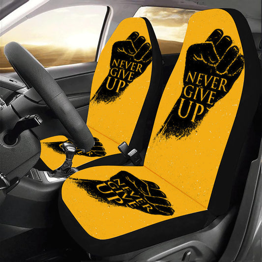 Never Give Up Car Seat Covers