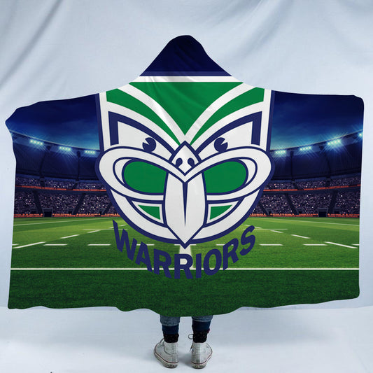 New Zealand Warriors Hooded Blanket