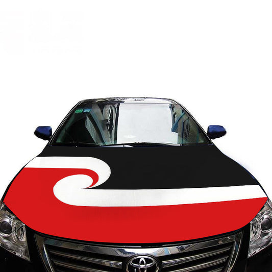 New Zealand Maori Flag Bonnet Logo For Cars & 4Wd`s