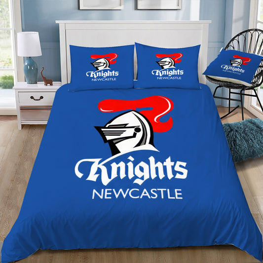 Newcastle Knights Logo Doona / Duvet Cover and 2 Pillow Slips