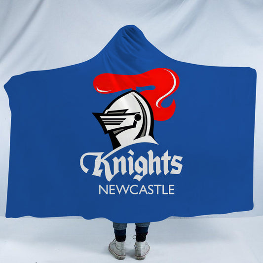 Newcastle Knights Logo Hooded Blanket