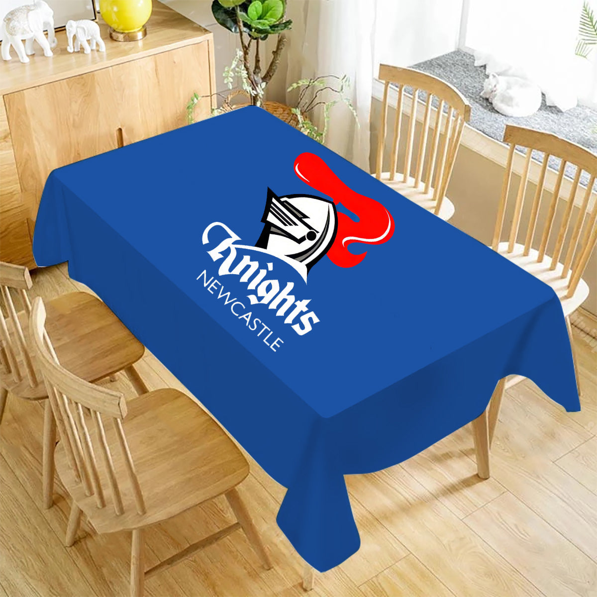 Newcastle Knights Logo Rectangle Table Cloth Waterproof