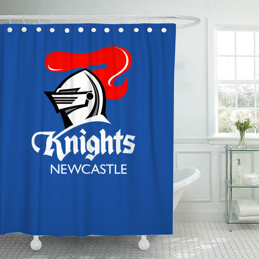 Newcastle Knights Blue Background Shower Curtain