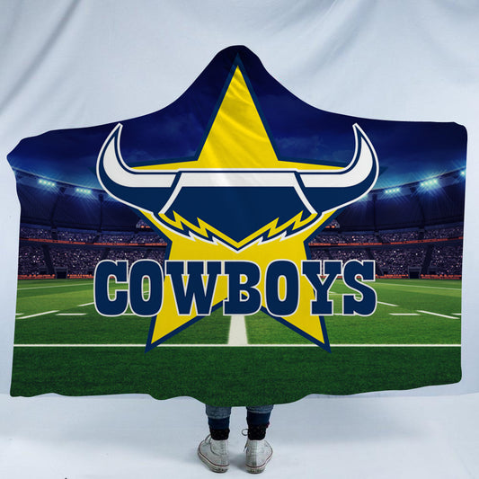 Nth Qld Cowboys Hooded Blanket