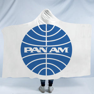 Pan Am Airways Hooded Blanket