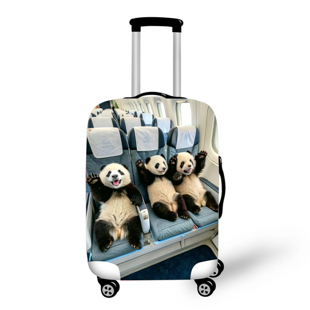 Panda`s on a Plane Luggage / Suitcase Covers