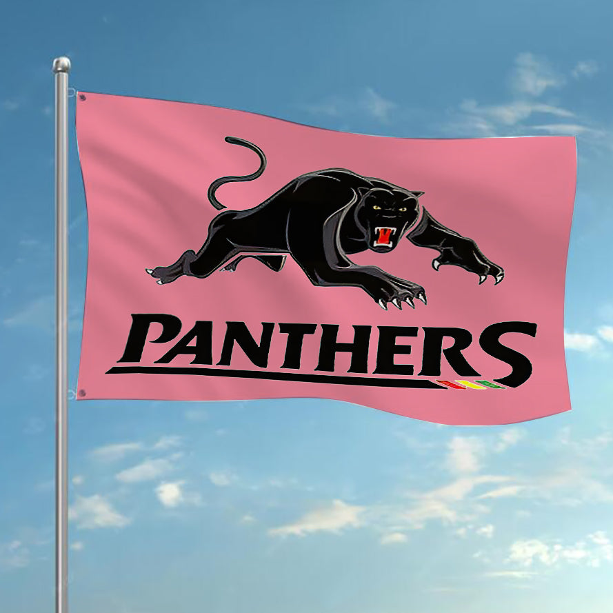 NRL Penrith Panthers Team Colours Rugby League Flag