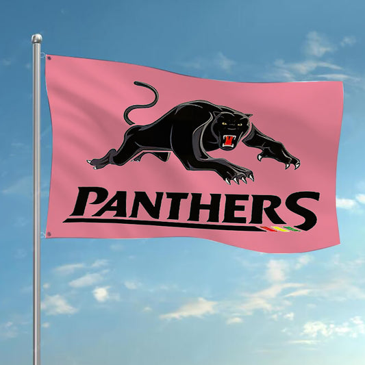 NRL Penrith Panthers Team Colours Rugby League Flag