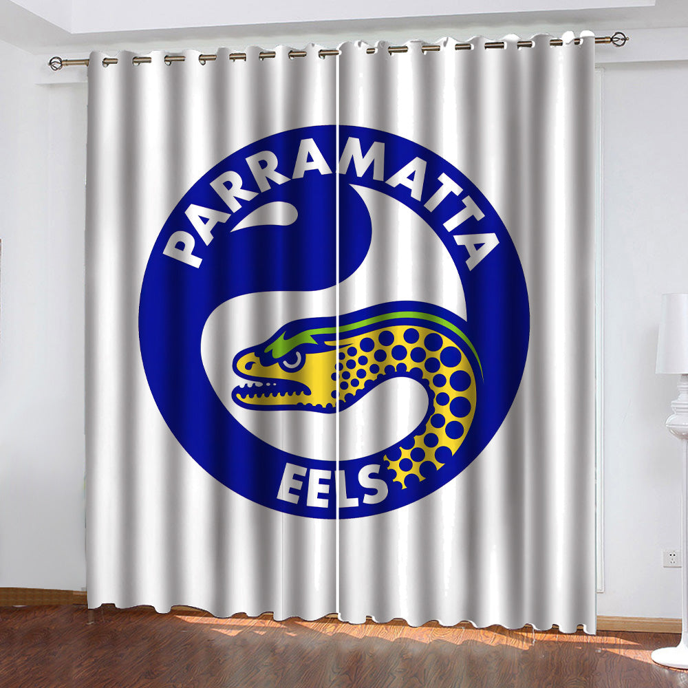 NRL Parramatta Eels Window Curtains