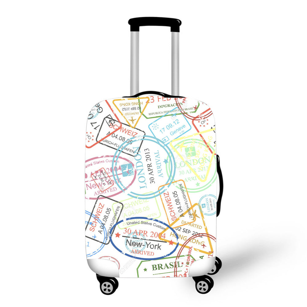 Passport Travel Stamps 2 Luggage / Suitcase Covers