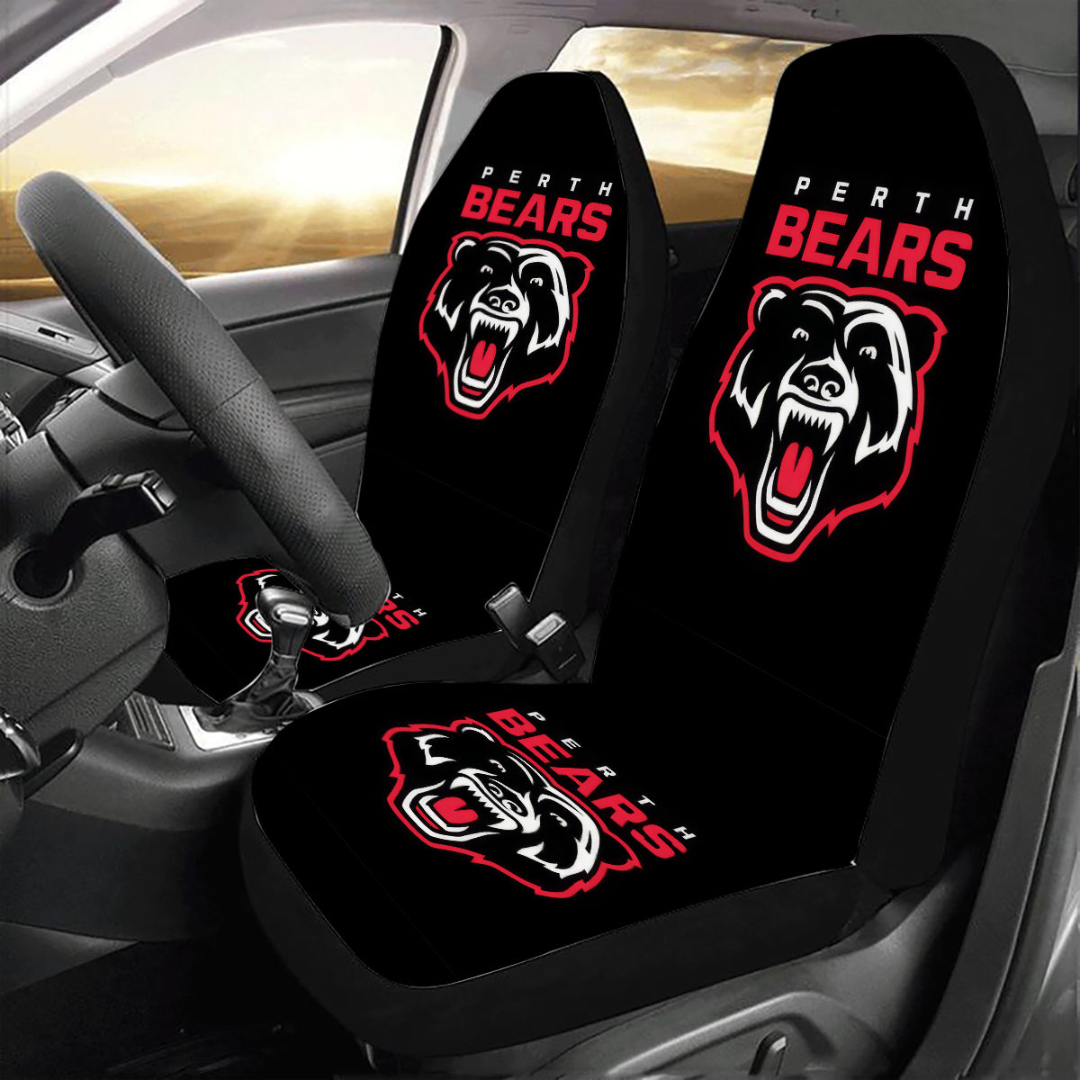 Perth Bears NRL Car Seat Covers