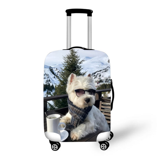 Puppy Chilling Luggage / Suitcase Covers