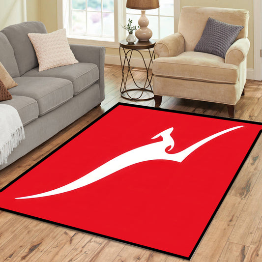 Qantas Retro Roo Rectangle Rug