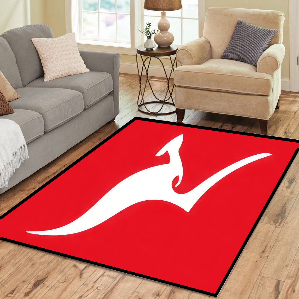 Qantas Retro Roo Rectangle Rug