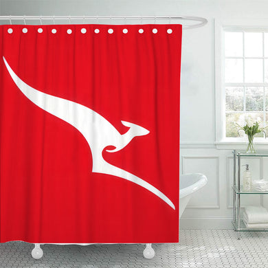 Qantas Retro 1 Shower Curtain
