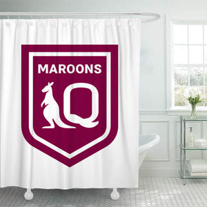 QLD State of Origin Shower Curtain