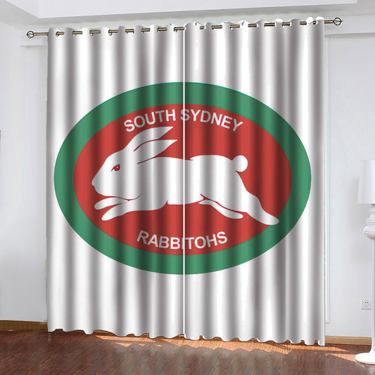 South Sydney Rabbitohs Window Curtains